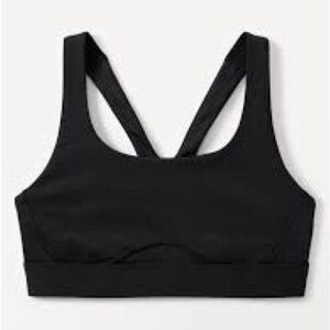 ATHLETA black Interval Sports Bra A-C
Sleek PowerMove fabric size S NWOT